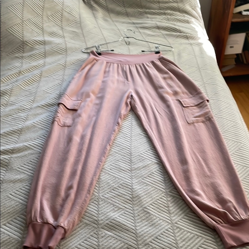 Elegant Pink Women's top and joggers - Picture 2 of 10